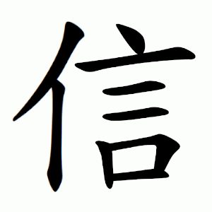 信 Порядок написання