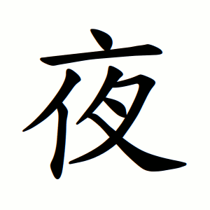 夜 Порядок написання