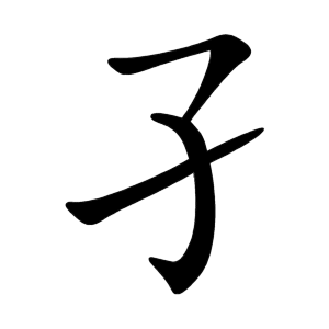 孑 Порядок написання