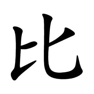 比 Writing order