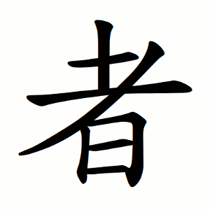 者 Writing order