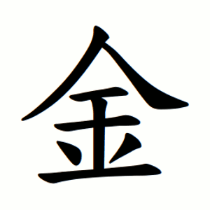 金 Writing order