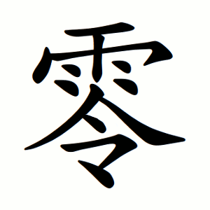 零 Writing order